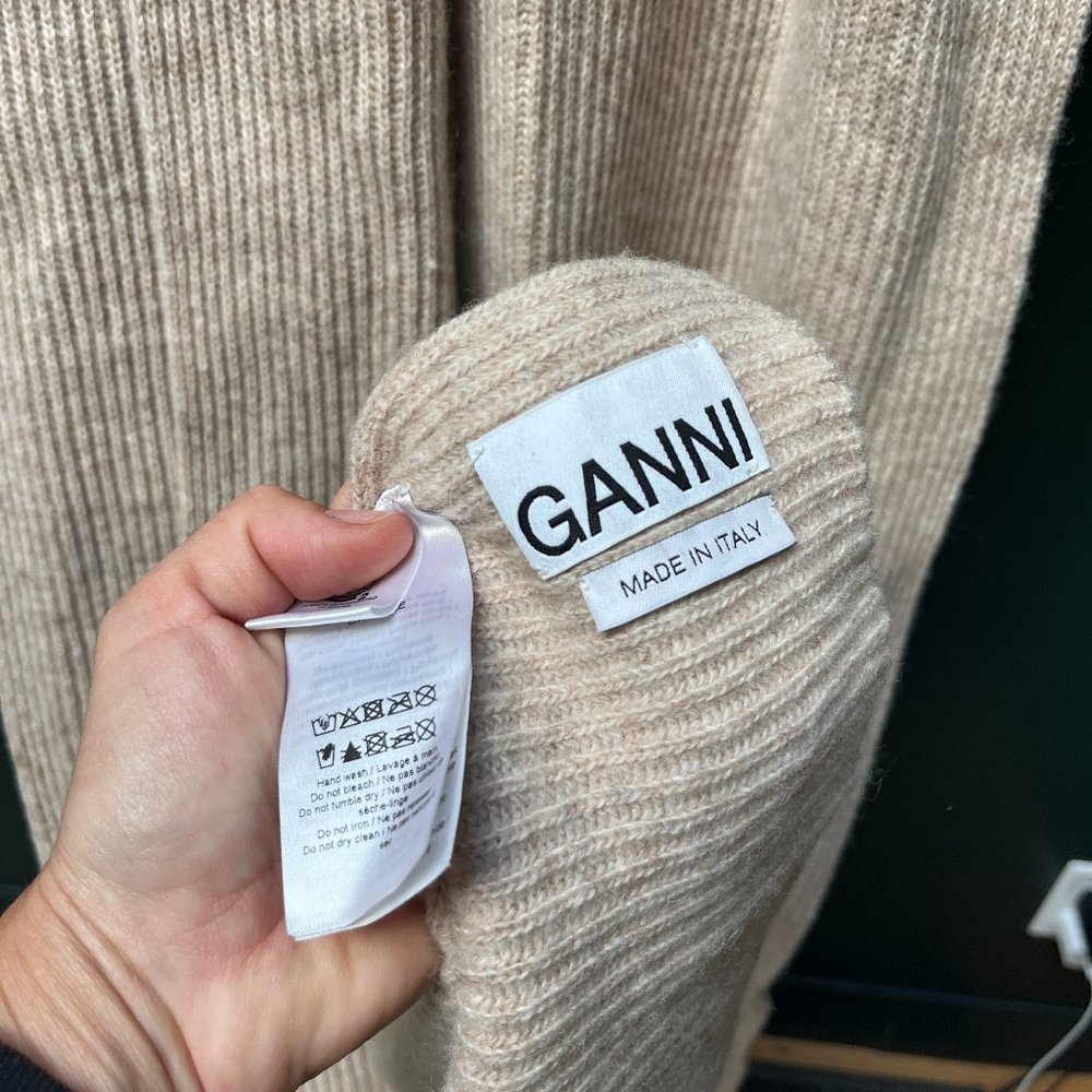 Ganni wool scarf